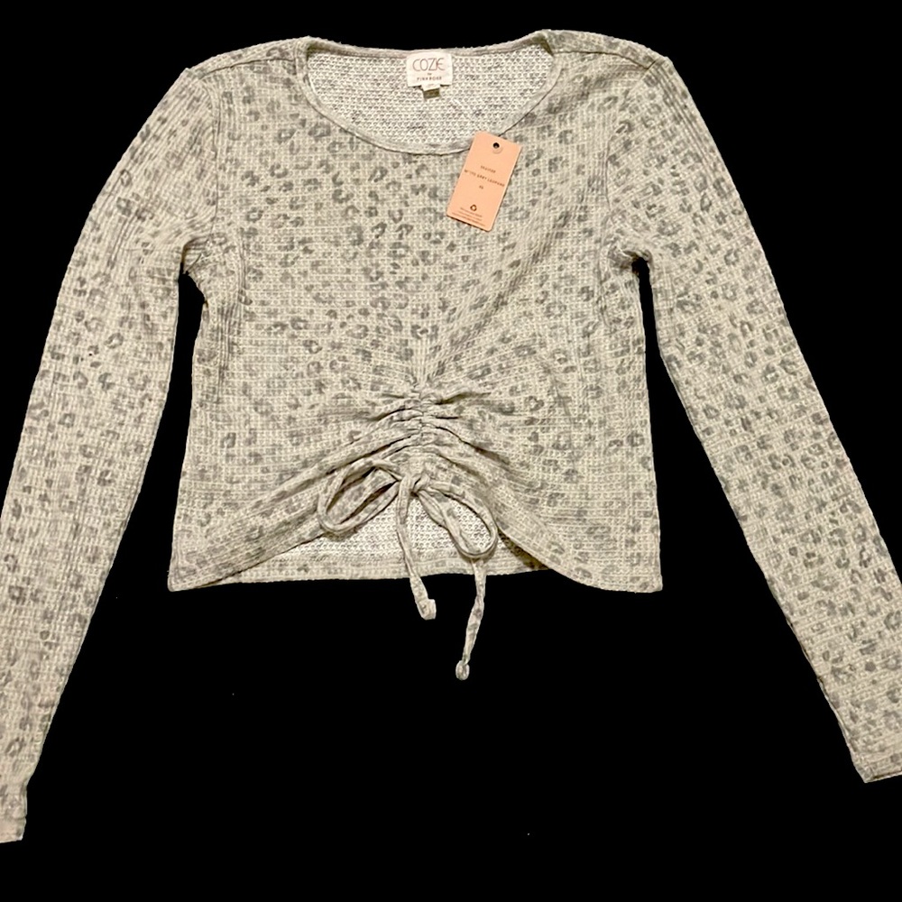 cozie by pink rose | cropped sweater